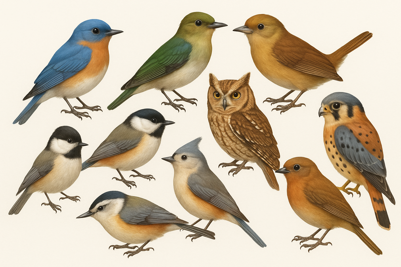 What Bird Species can I attract with the Beakle Bird House?